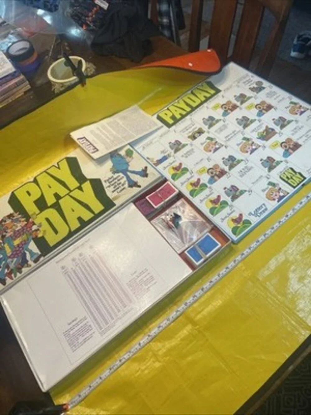 1975 Vintage Pay Day Board Game Parker Brothers 99.9% Complete